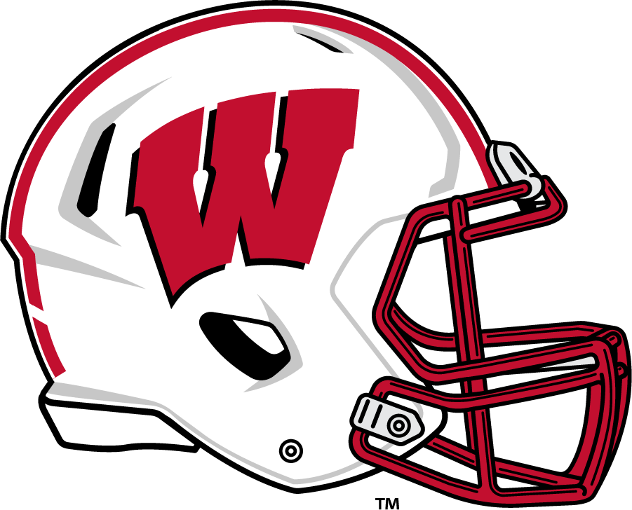 Wisconsin Badgers 2017-Pres Helmet Logo diy iron on heat transfer
